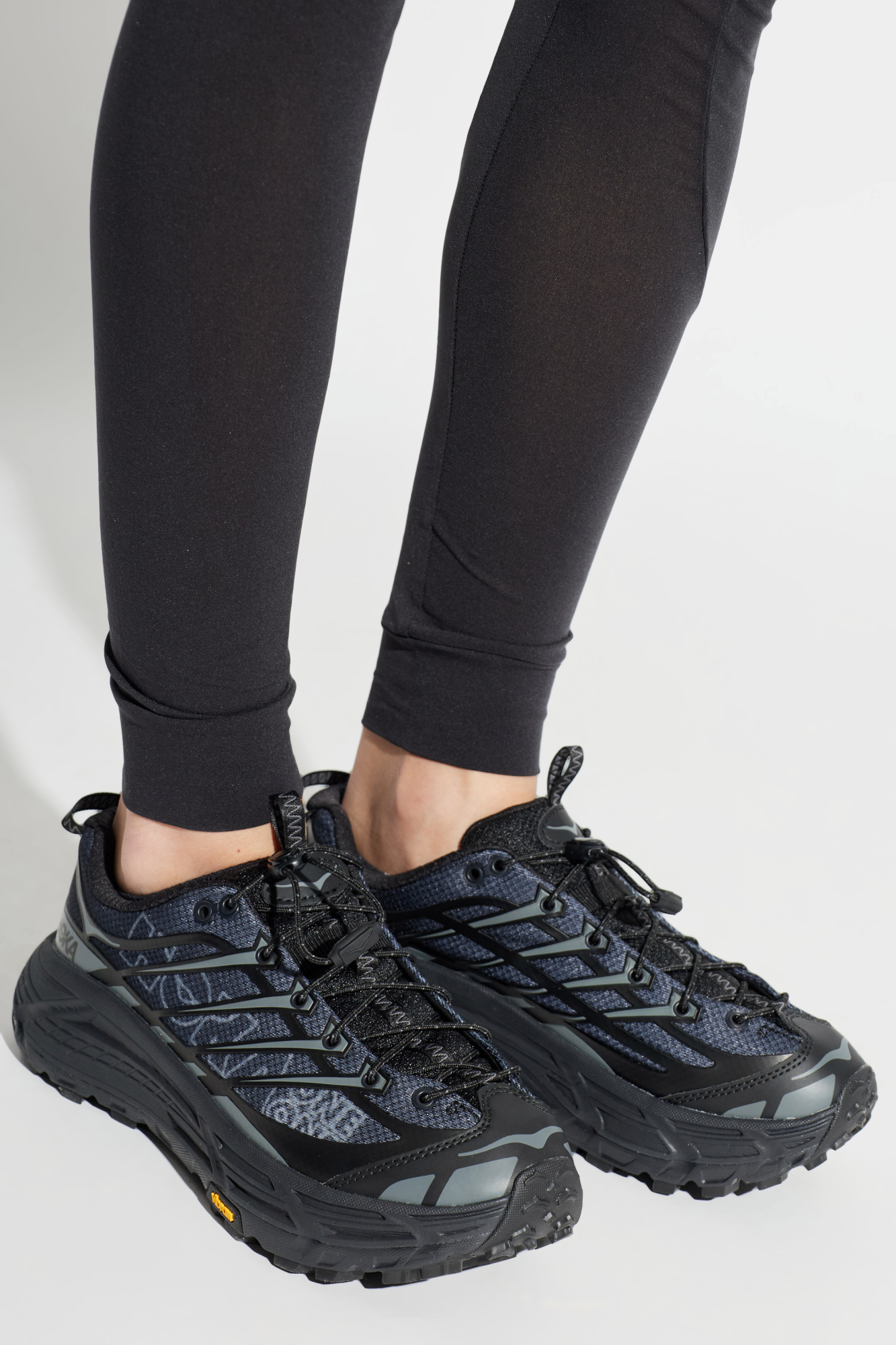 Black 'MAFATE THREE 2 WORDMARK' sports shoes HOKA - Vitkac Canada